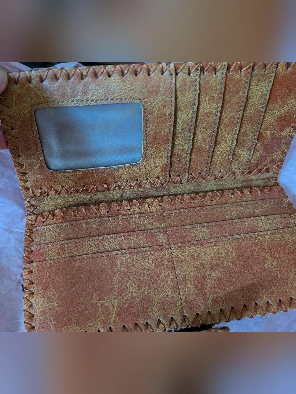 Handcrafted Bohemian Style Leather Butterfly Wallet